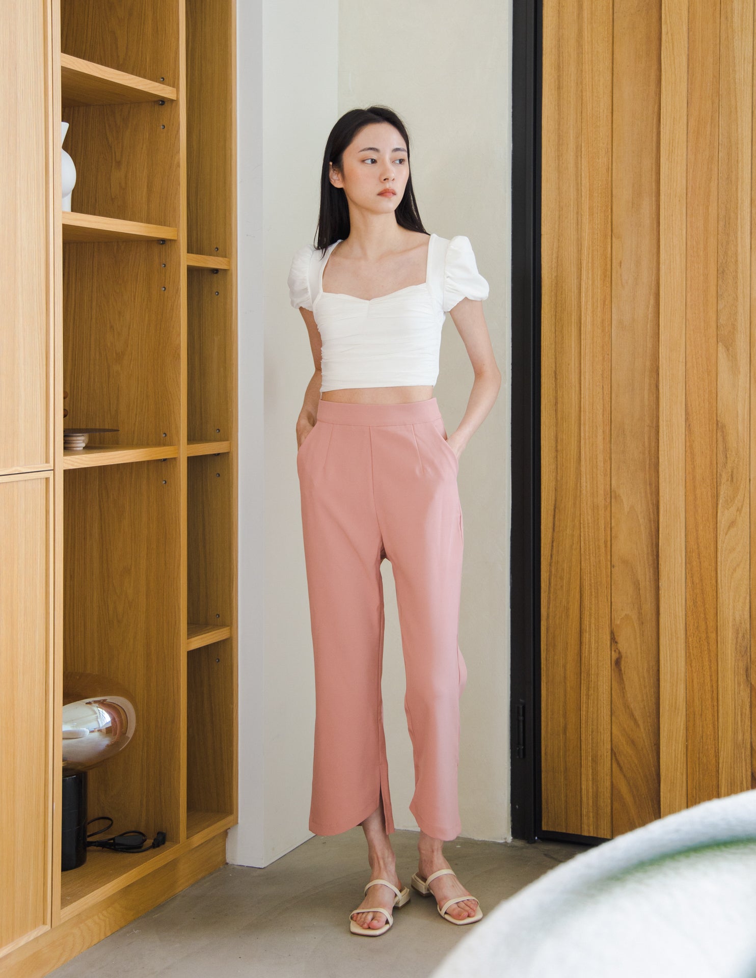 Mindy Pants in Rose