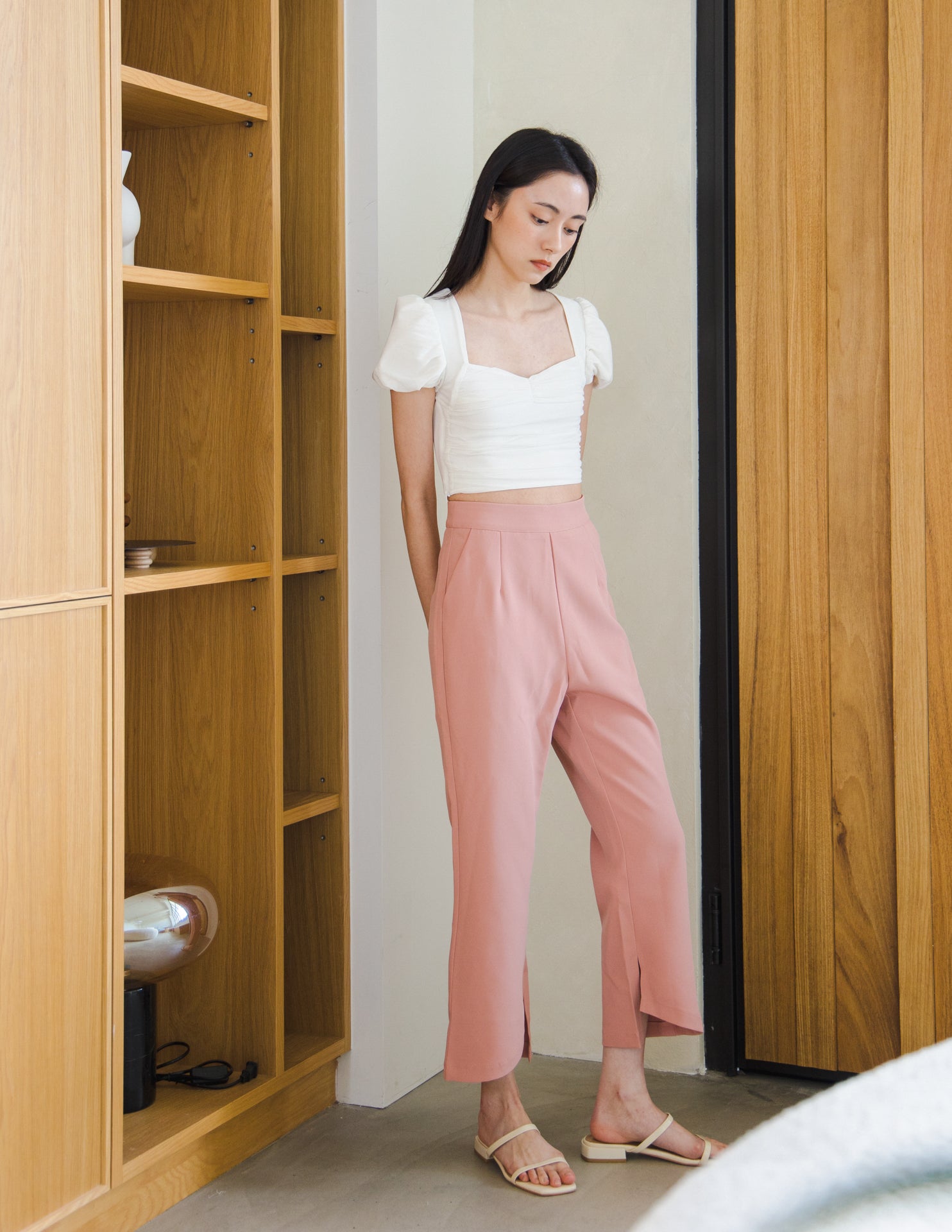 Mindy Pants in Rose