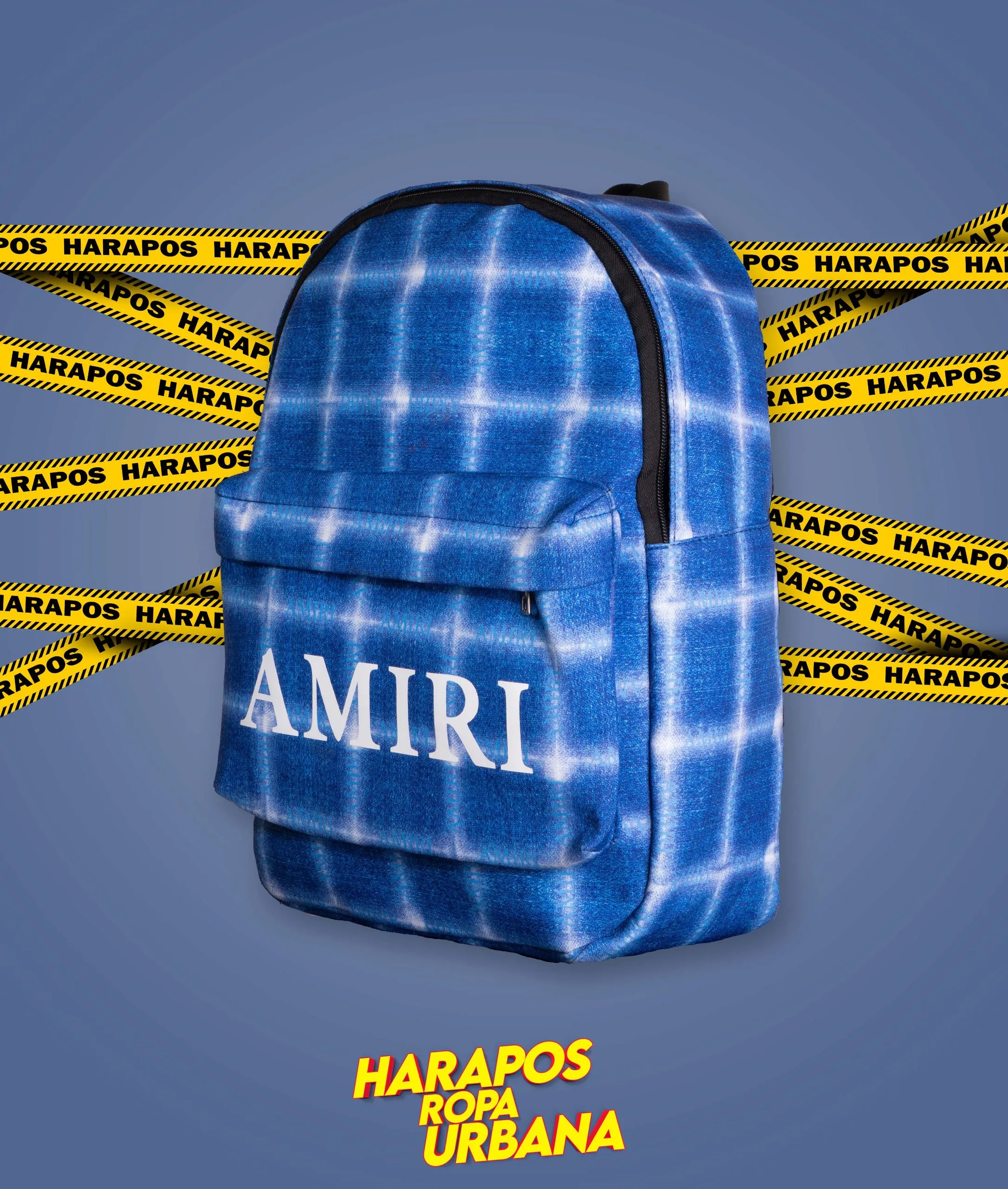 Mochila amiri sublimada azul