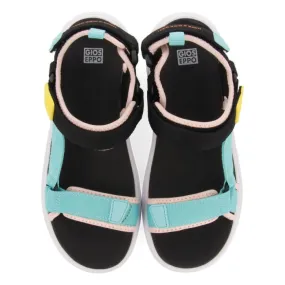 MULTICOLOR SANDALS WITH STRAPS AND ADJUSTABLE CLOSURE FOR WOMEN GROTTE