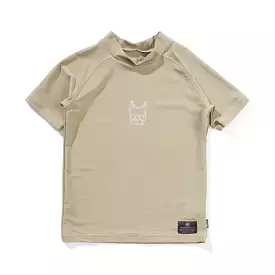 Munster Kids Logo SS Rash Shirt - Olivine