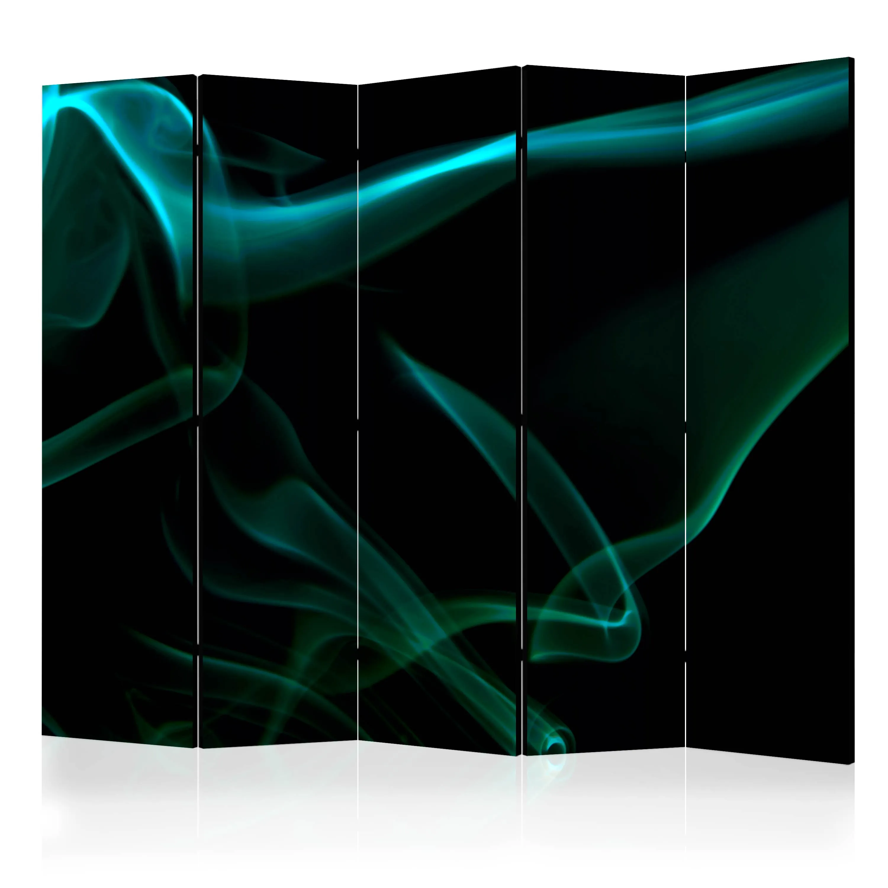 Paravento Blue smoke waves II [Room Dividers]