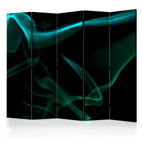 Paravento Blue smoke waves II [Room Dividers]