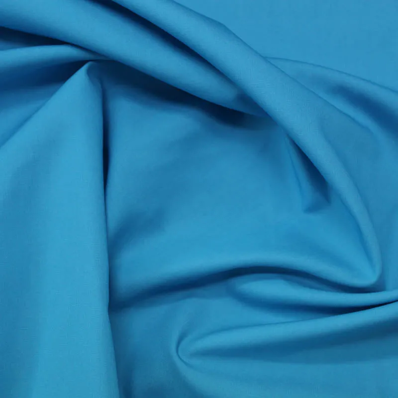 Plain Blue Cotton Poplin - Aqua Marine