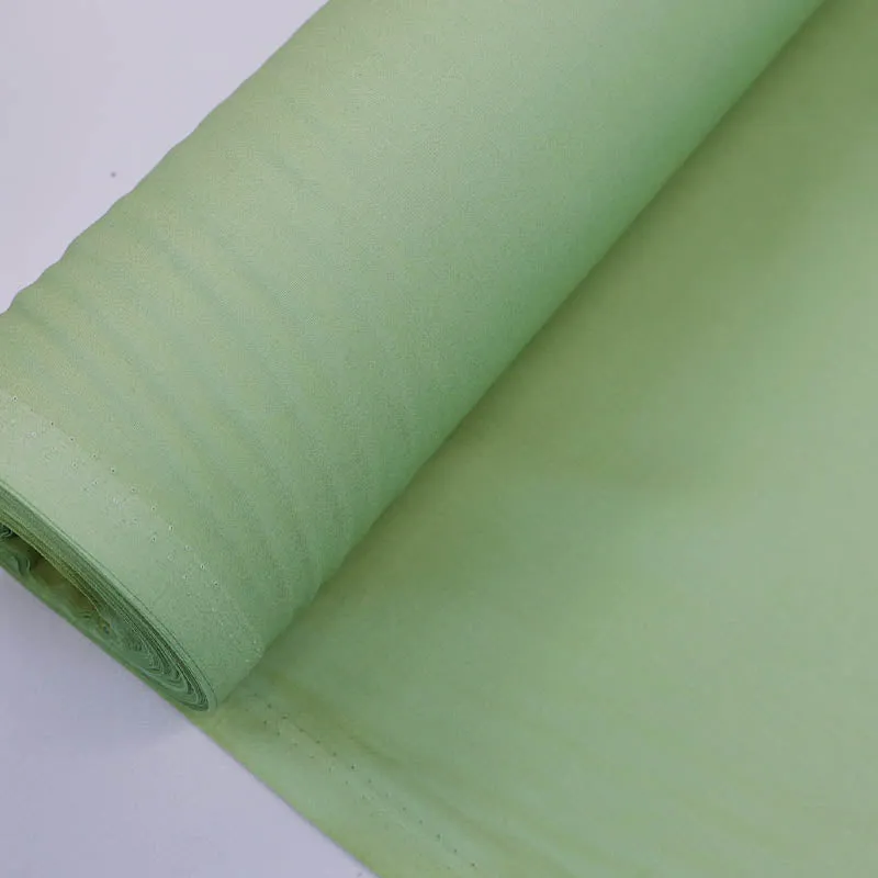 Plain Green Cotton Poplin - Brussel Sprout