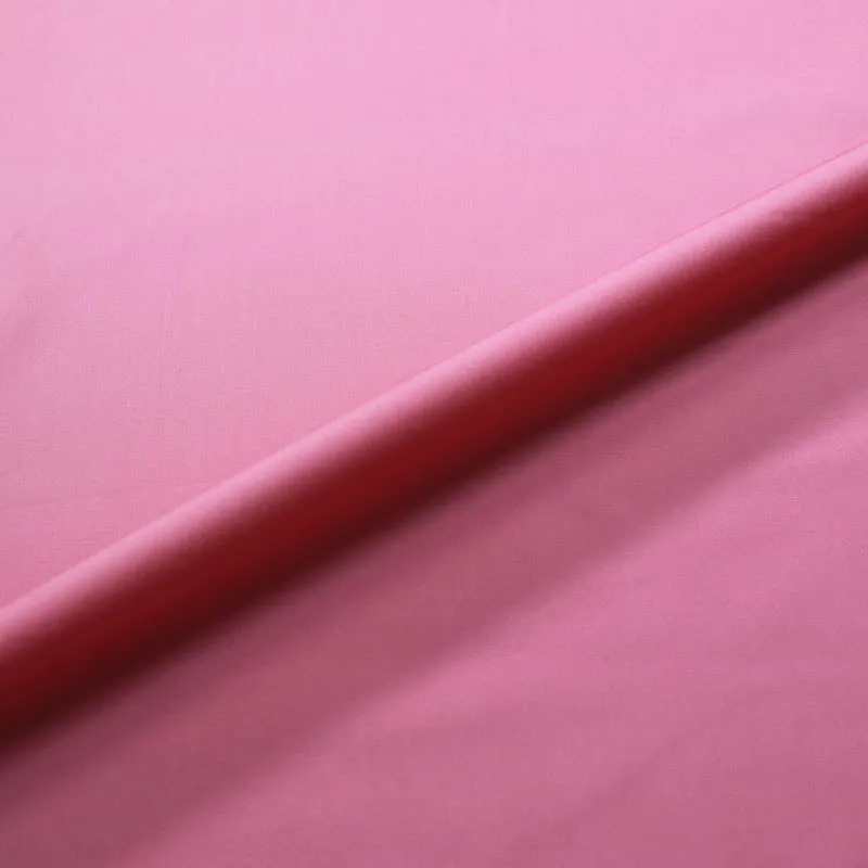 Plain Pink Cotton Poplin - Coral