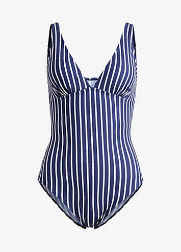 Plunge Tummy Control Swimsuit by bonprix | Look Again