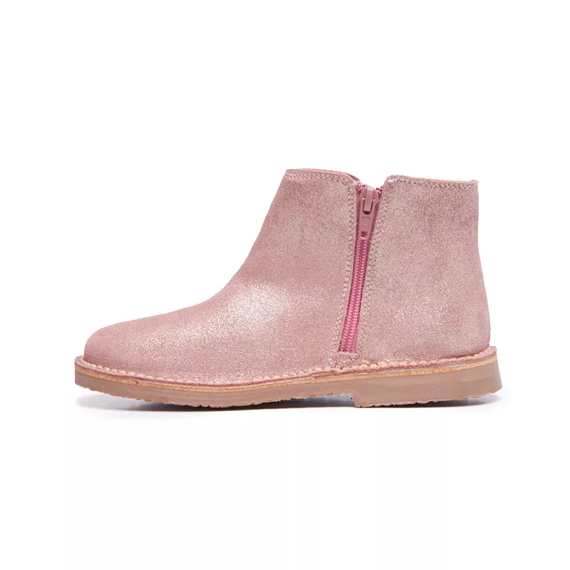 PomPom Chelsea Boots in Rose