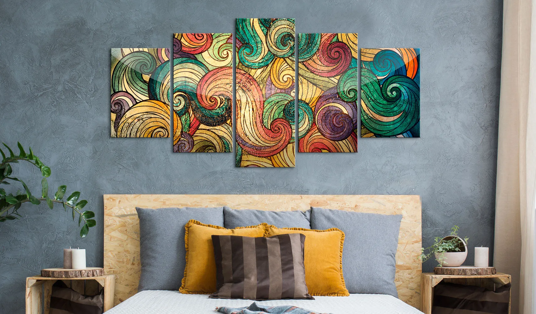 Quadro Colourful Waves