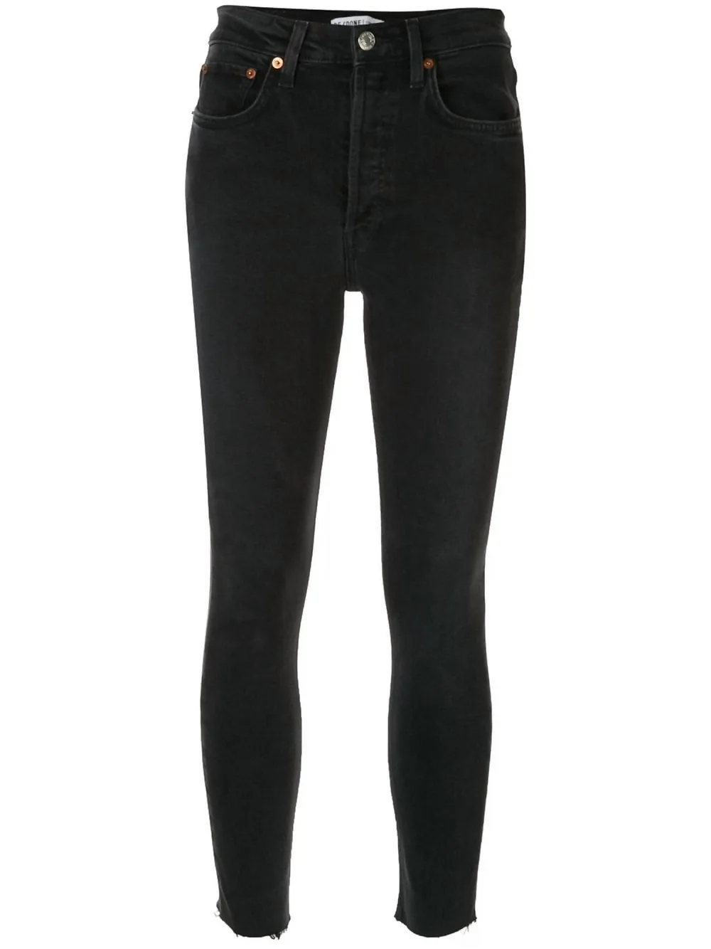 RE/DONE - 1893Whrac High Rise Ankle Crop Jeans