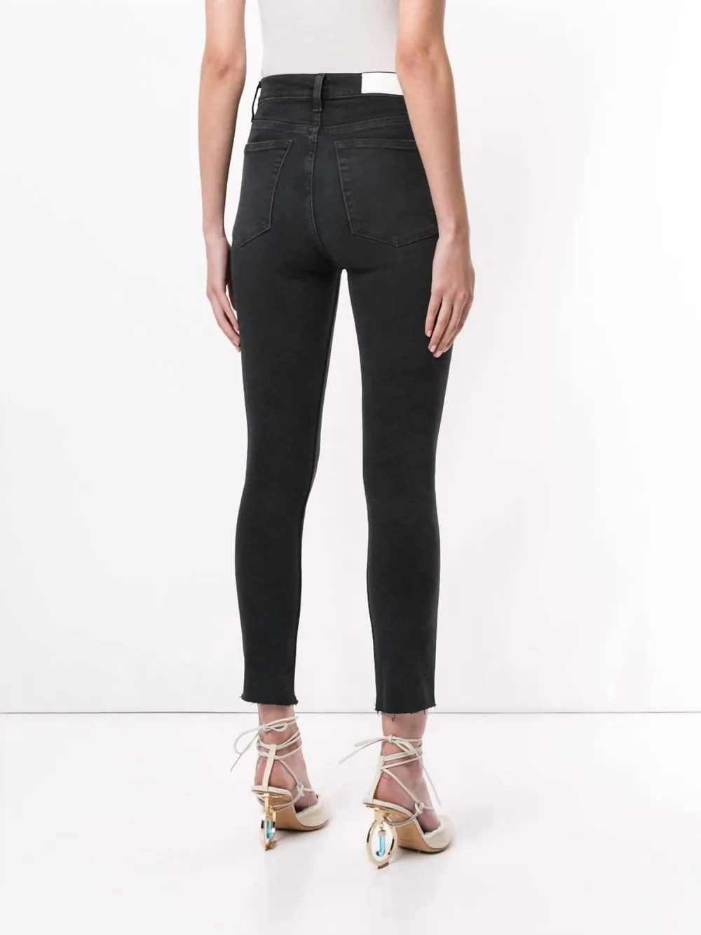 RE/DONE - 1893Whrac High Rise Ankle Crop Jeans