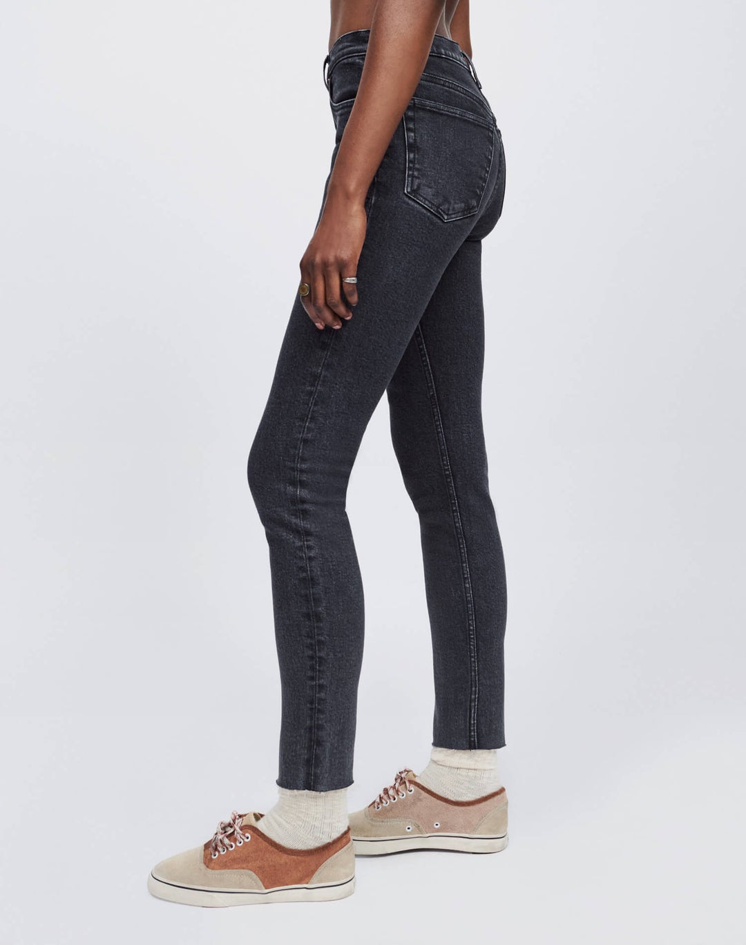 RE/DONE Extra Stretch High Rise Ankle Crop