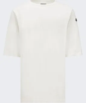 Rick Owens X Moncler Knitted Short Sleeve T-shirt Milk