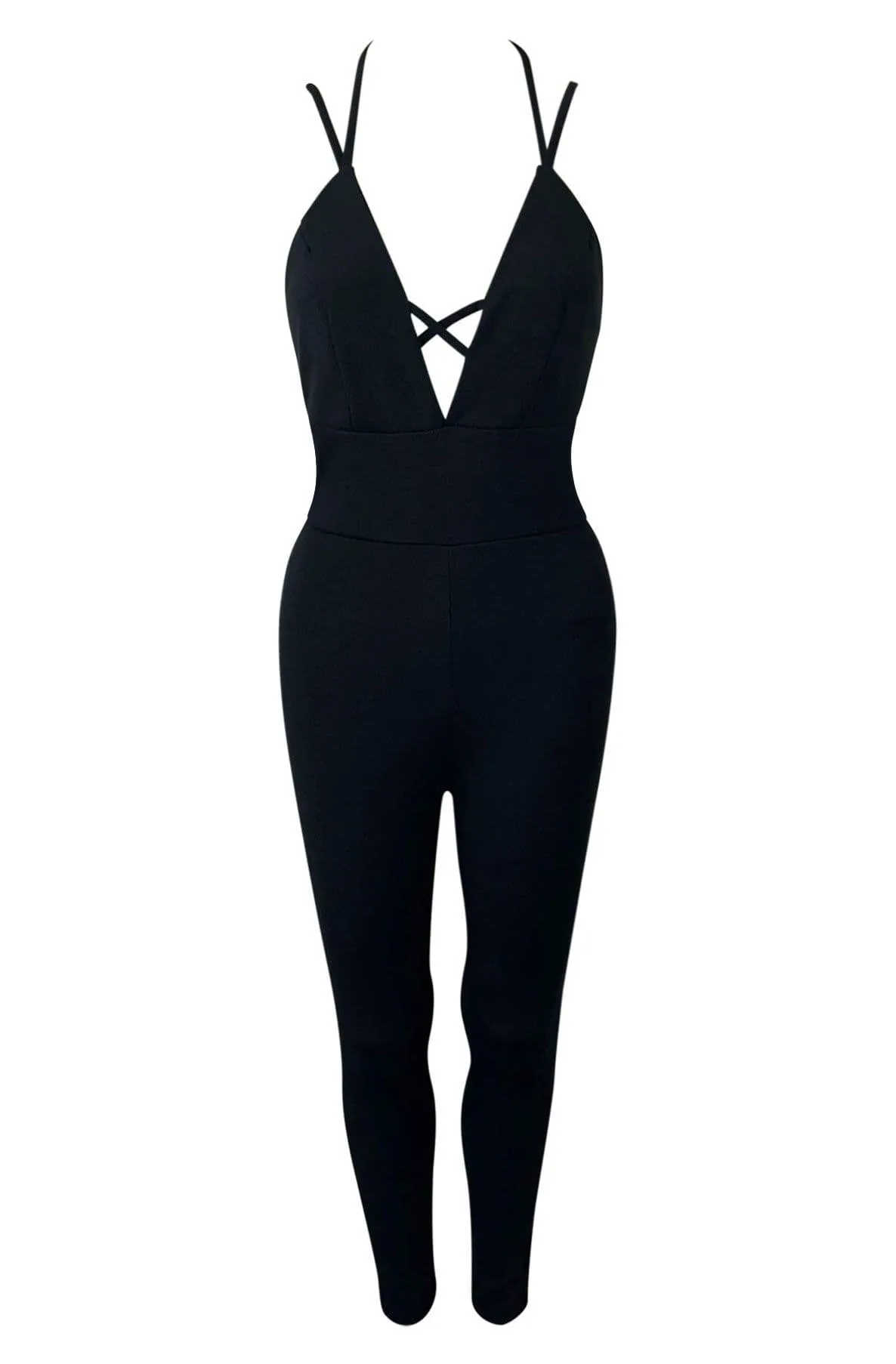 SANDRA FRONT CRISS CROSS JUMPSUIT