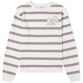 Shrimps Long Sleeve Stripe T-ShirtWhite & Multi