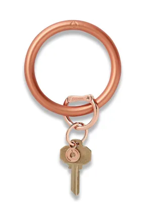 Silicone Key Ring in Rose Gold