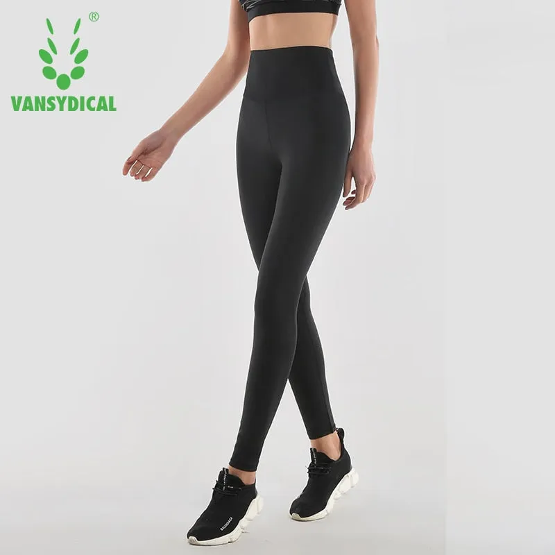 Slim Yoga Leggings Women Perspiration Running Tights High Waist Workout Pants Female Hot Sweat Sports Trousers