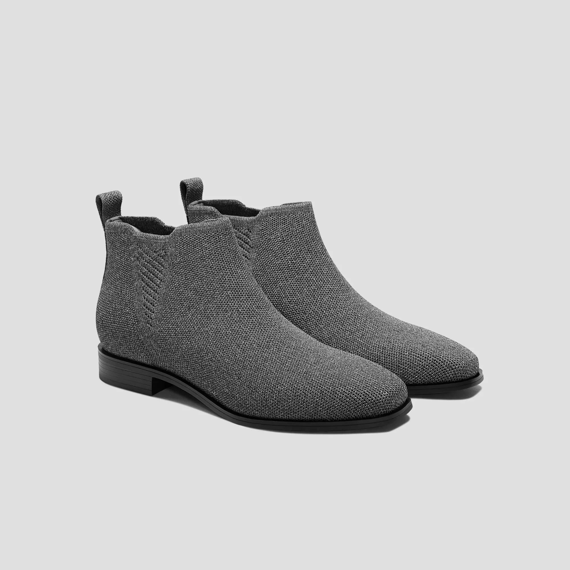   Slip-On Square-Toe Ankle Chelsea Boots (Ryan Slip-On)