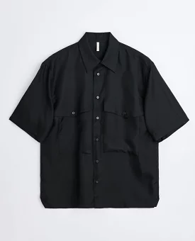 Sunflower SILK SHIRT SS Black SS24