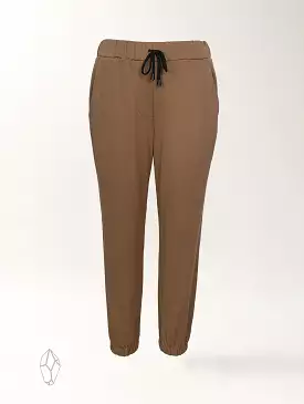 Sunrise Jogger - Mocha Twill Ponte