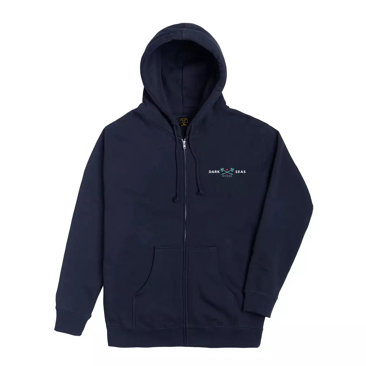 Sweat à Capuche Zippé Dark Seas Headmaster Fleece navy