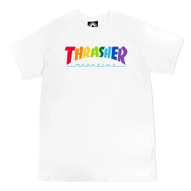 T-SHIRT THRASHER RAINBOW MAG LOGO SS