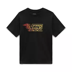 T-Shirt Vans BY Metallic Flame Ss Black - Kids