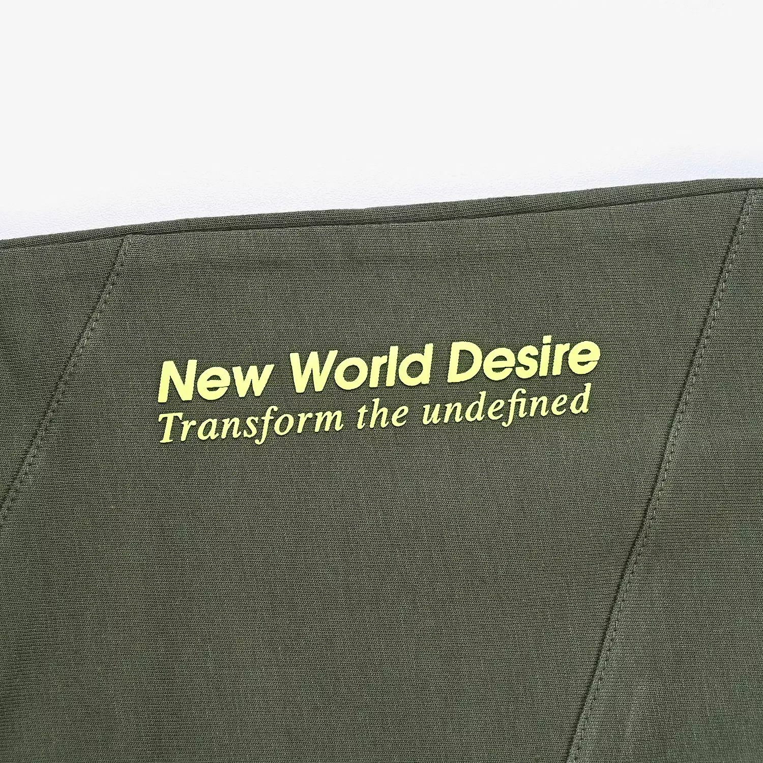 Teens Boys Lycra Terry Knitted Trouser New World Desire-Olive