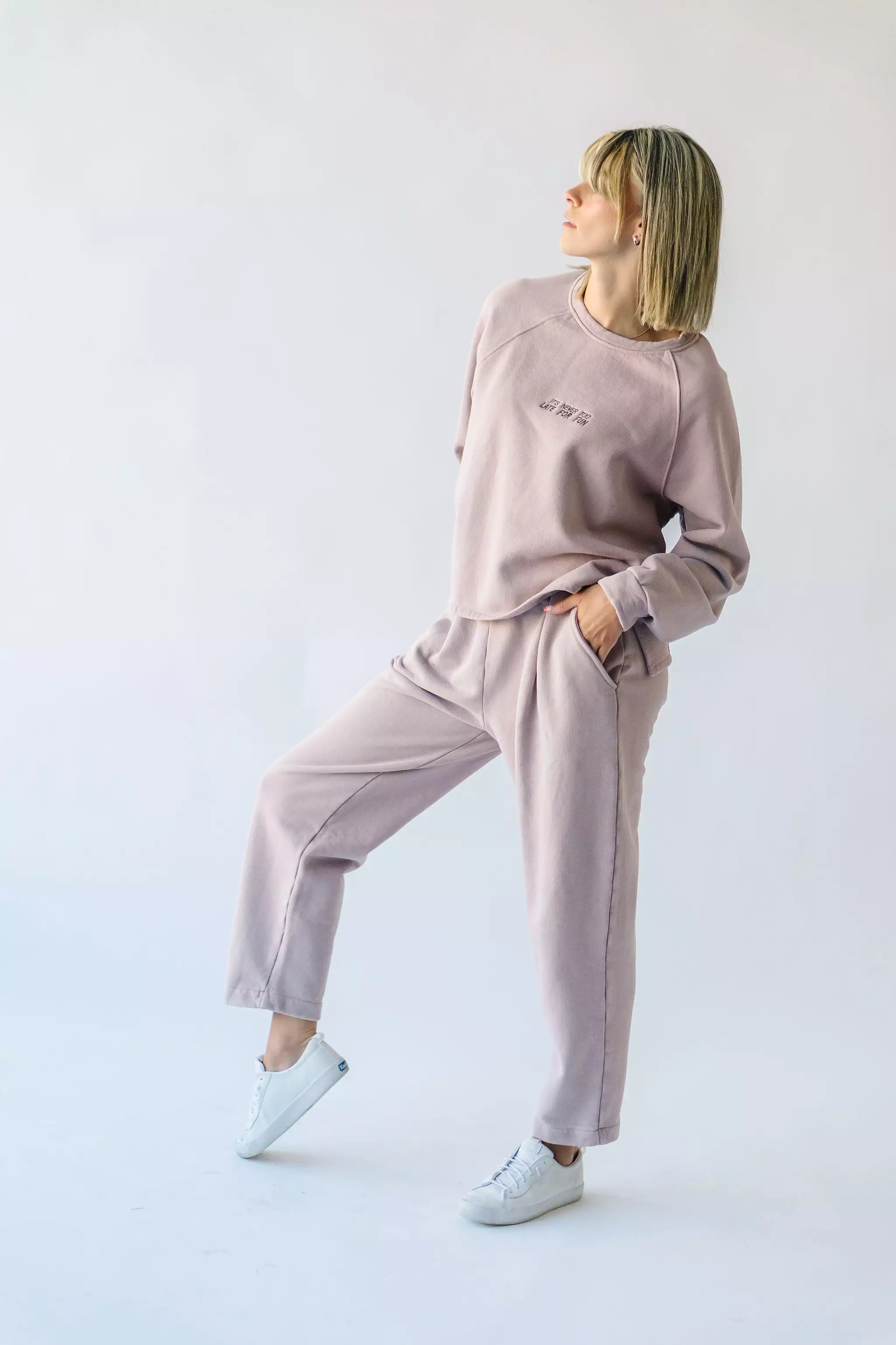 The Hanford Sweatpant in Rose