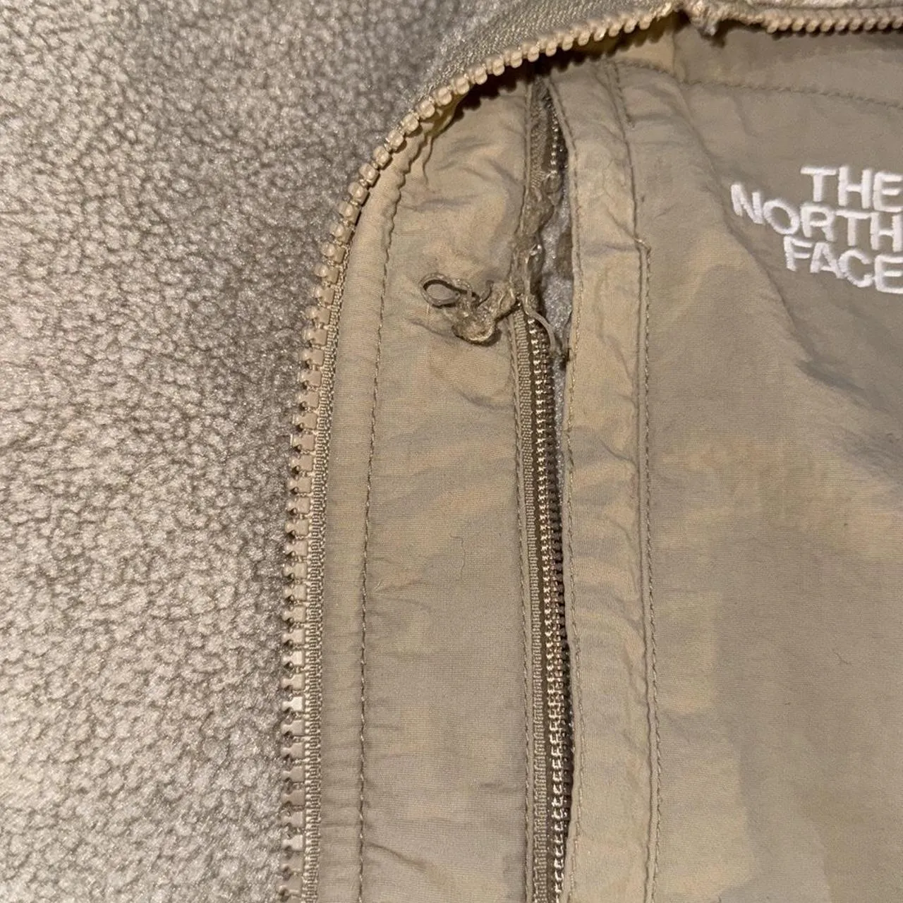 The North Face Women's Tan and Cream Jacket