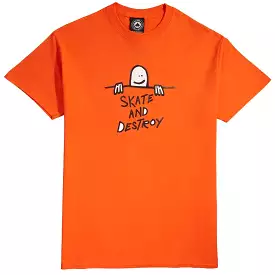 THRASHER T-SHIRT GONZ SAD LOGO SS ORANGE