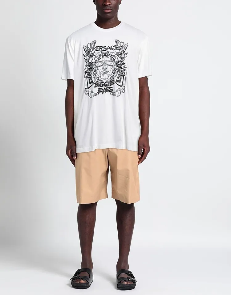 VERSACE  |Short Sleeves Logo Luxury T-Shirts