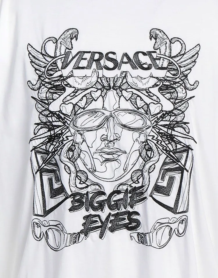 VERSACE  |Short Sleeves Logo Luxury T-Shirts