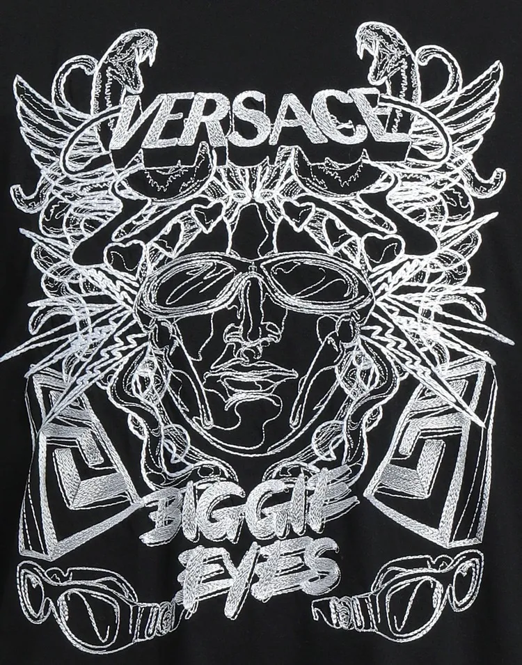 VERSACE  |Short Sleeves Logo Luxury T-Shirts