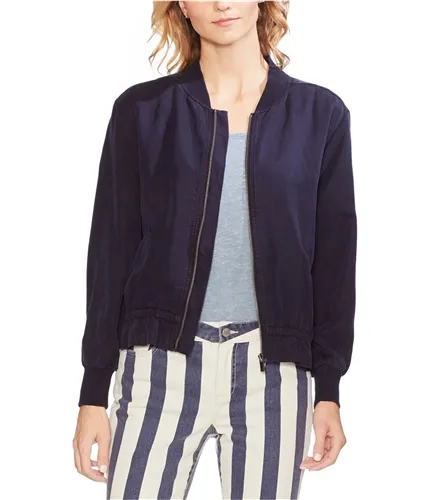 Vince Camuto Womens Twill Bomber Jacket