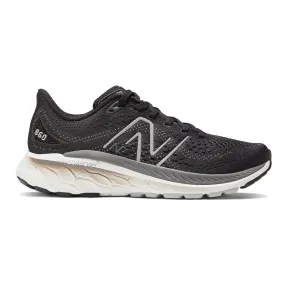 Women's New Balance Fresh Foam X 860v13, Black/Castlerock, 7.5 B Medium