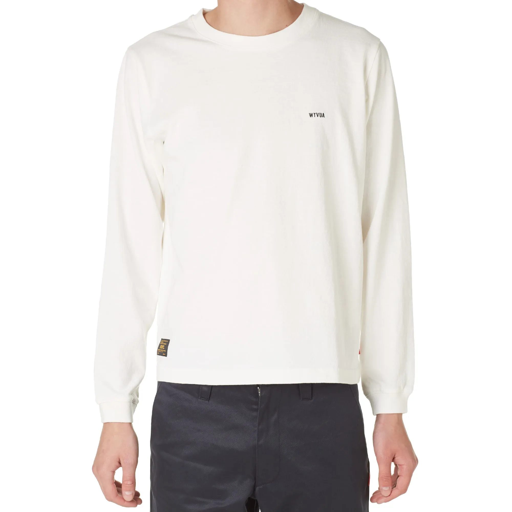 WTAPS Long Sleeve Design TeeWhite