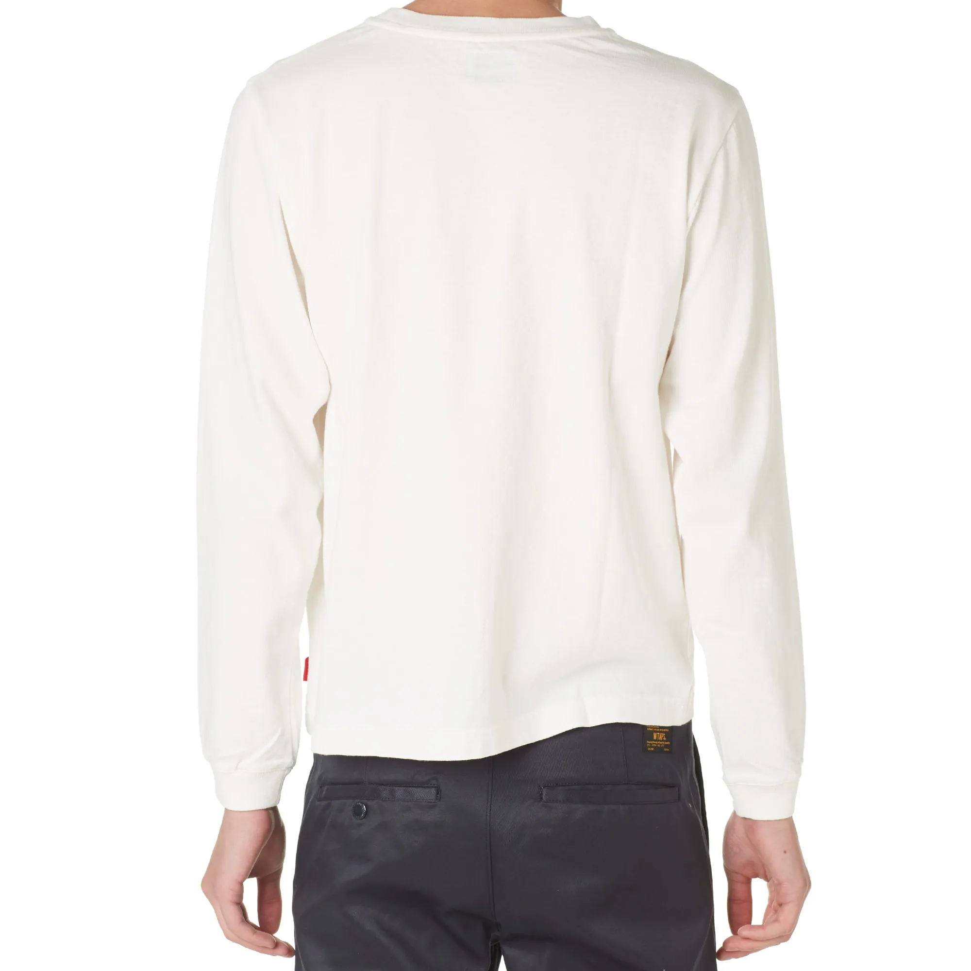 WTAPS Long Sleeve Design TeeWhite