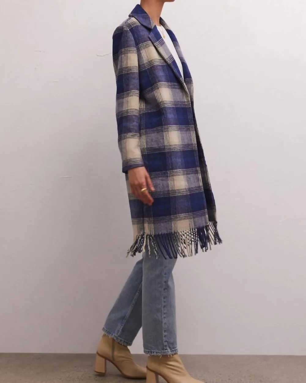 Z Supply - Ynez Fringed Plaid Coat