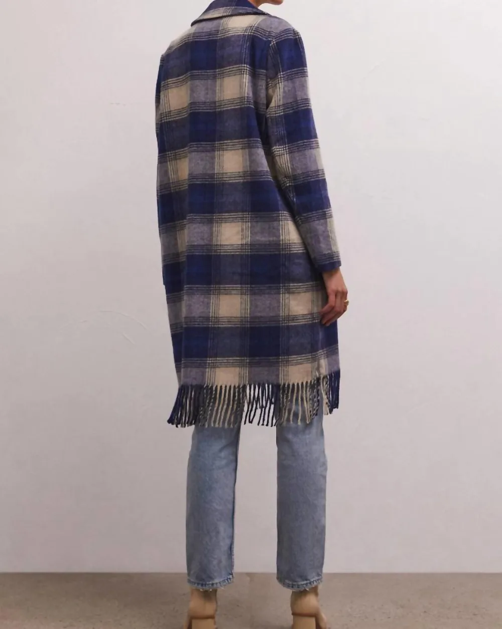 Z Supply - Ynez Fringed Plaid Coat