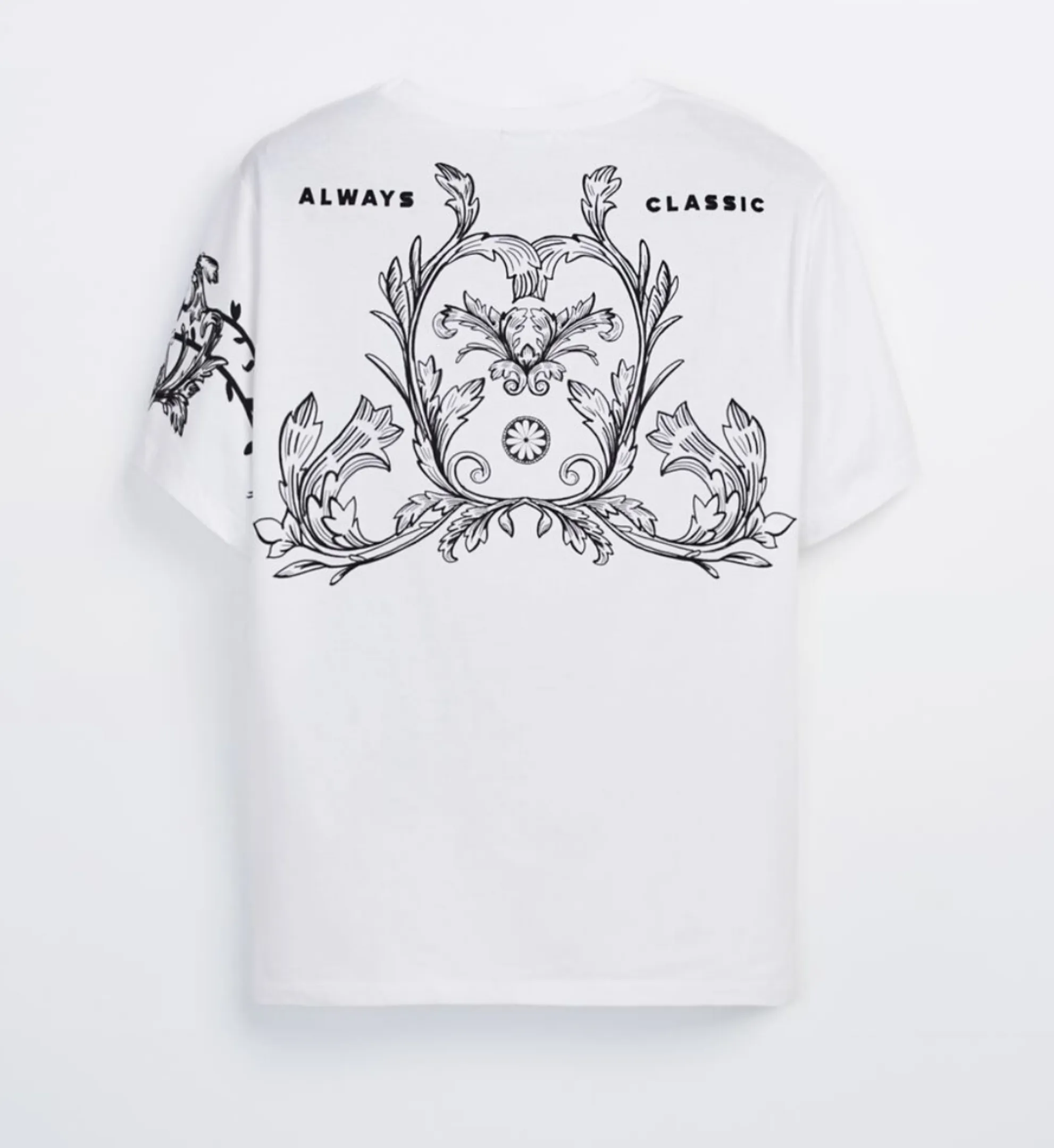 ZARA  |Flower Patterns T-Shirts